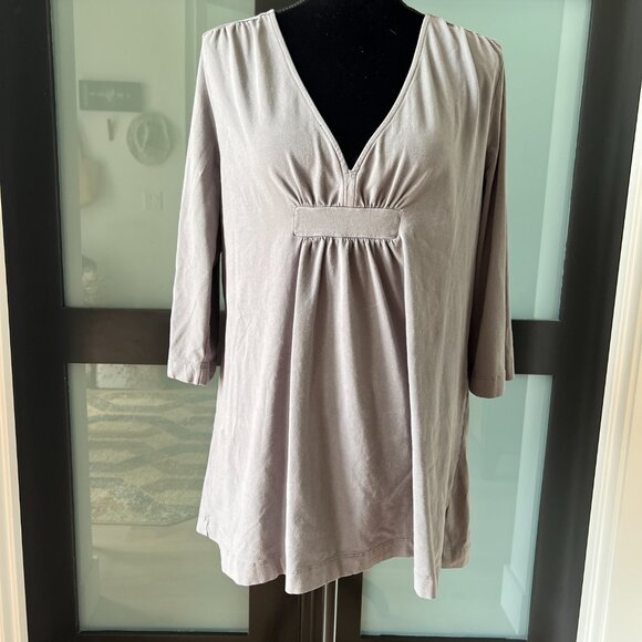 Fresh Produce gray tunic w/ empire waist in XL/XXL - Picture 5 of 10